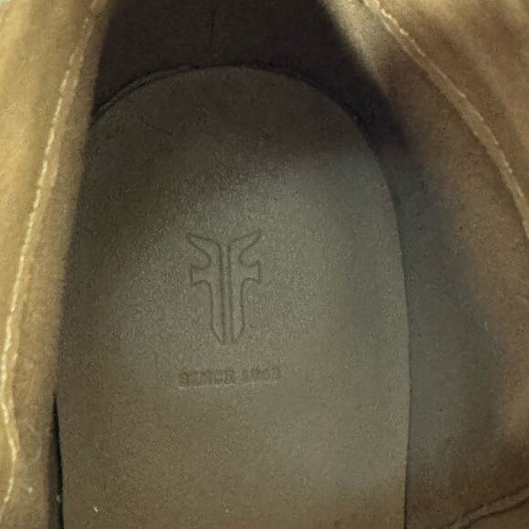 Frye Womens Judith Double Zip Suede Leather Ankle Bootie Taupe Gray Size 9.5M - Picture 9 of 11